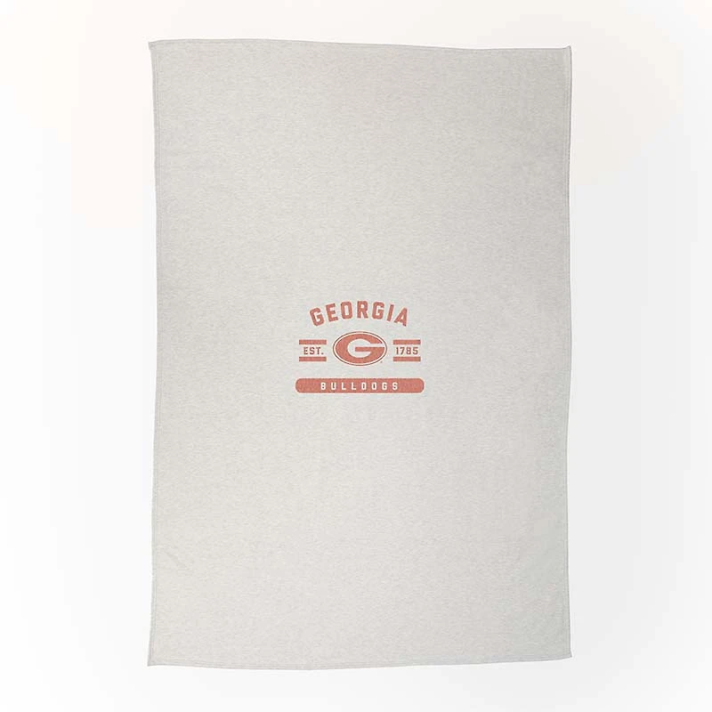 UGA Oatmeal Sweatshirt Blanket