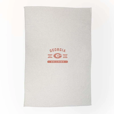 UGA Oatmeal Sweatshirt Blanket