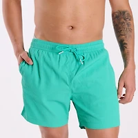 The Real Teals Textured 5.5 Inch Lined Swim Shorts