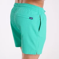 The Real Teals Textured 5.5 Inch Lined Swim Shorts
