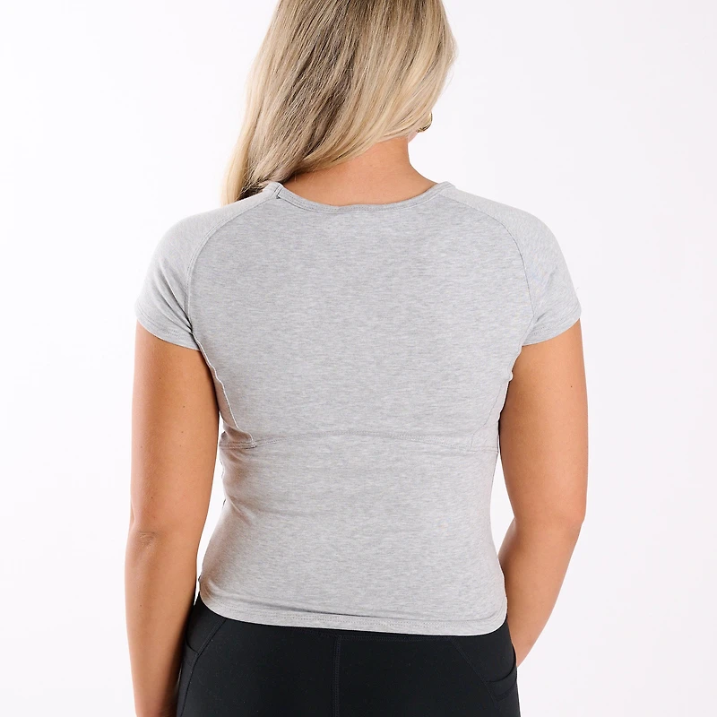 Contour Seam Short Sleeve Top