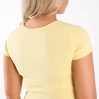 Contour Seam Short Sleeve Top
