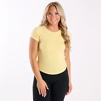 Contour Seam Short Sleeve Top