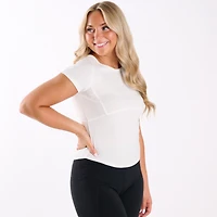 Contour Seam Short Sleeve Top