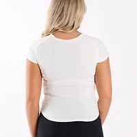 Contour Seam Short Sleeve Top