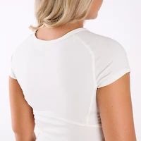 Contour Seam Short Sleeve Top