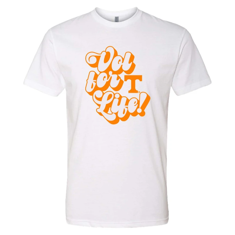 UT Vol For Life Retro Script Short Sleeve T-Shirt