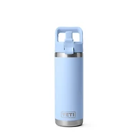 Big Sky Blue Rambler 18oz Straw Bottle