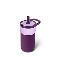 12oz Kid's Leap Straw Tumbler in Violet Crush