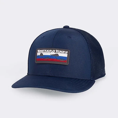 Retro Fish Rubber Patch Trucker Hat