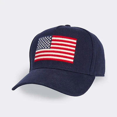 American Flag Patch High Profile 5-Panel Hat
