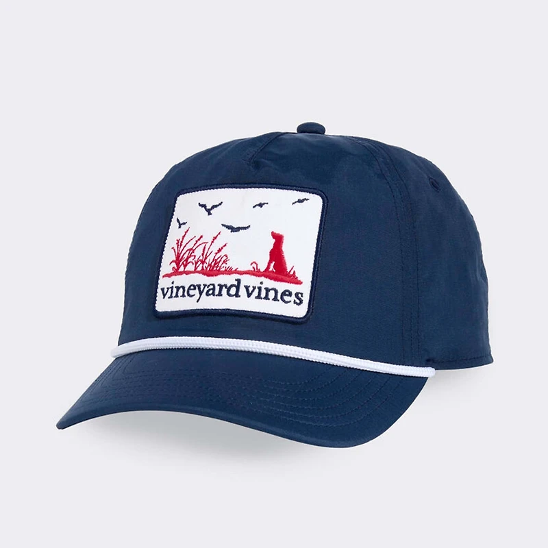 Hunting Dog Silhouette 5 Panel Hat