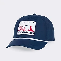 Hunting Dog Silhouette 5 Panel Hat
