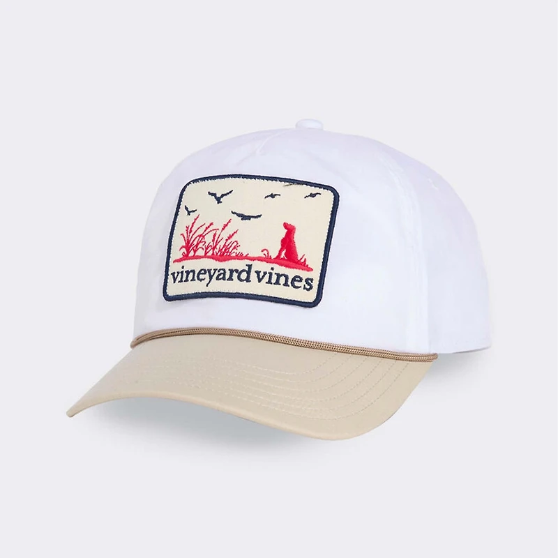 Hunting Dog Silhouette 5 Panel Hat