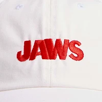 Jaws Red Logo Hat in White Cap