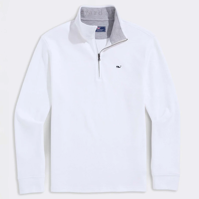 Men's Saltwater Quarter Zip Pullover White