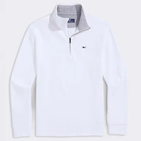 Men's Saltwater Quarter Zip Pullover White