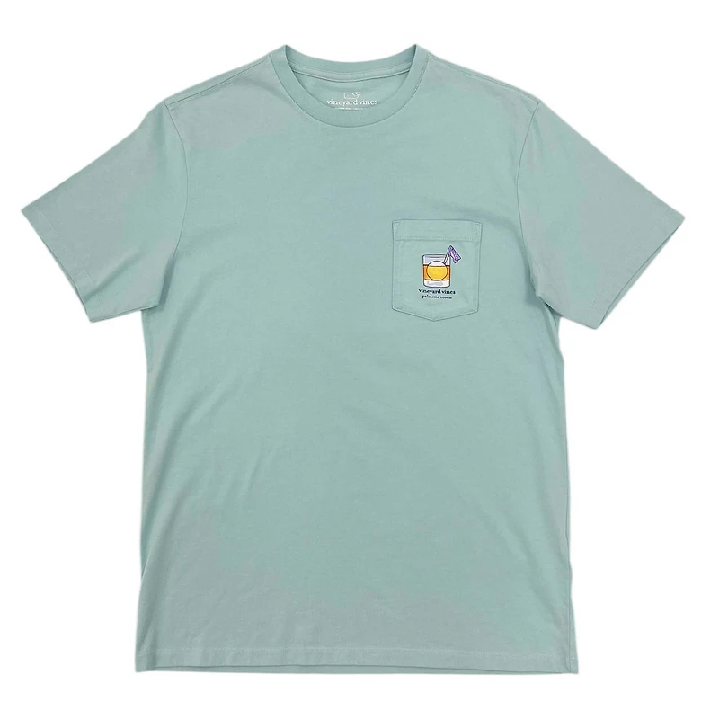 Golf Cocktail Short Sleeve T-Shirt Aqua Haze