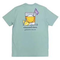 Golf Cocktail Short Sleeve T-Shirt Aqua Haze