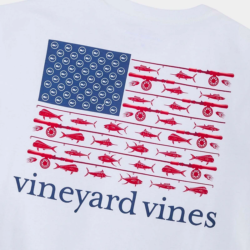 USA Reel Flag Short Sleeve T-Shirt