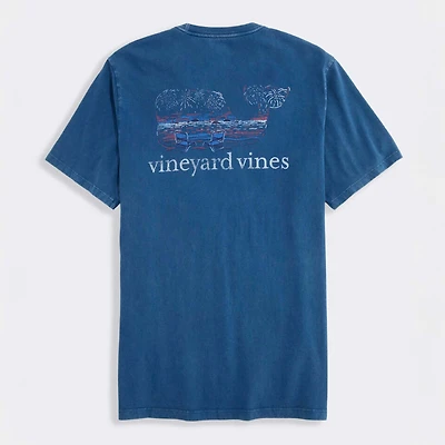 Fireworks Whale Fill Short Sleeve T-Shirt