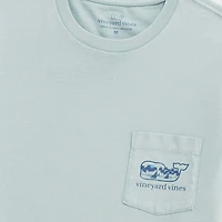 Surf Palm Sail Whale Short Sleeve T-Shirt Spray