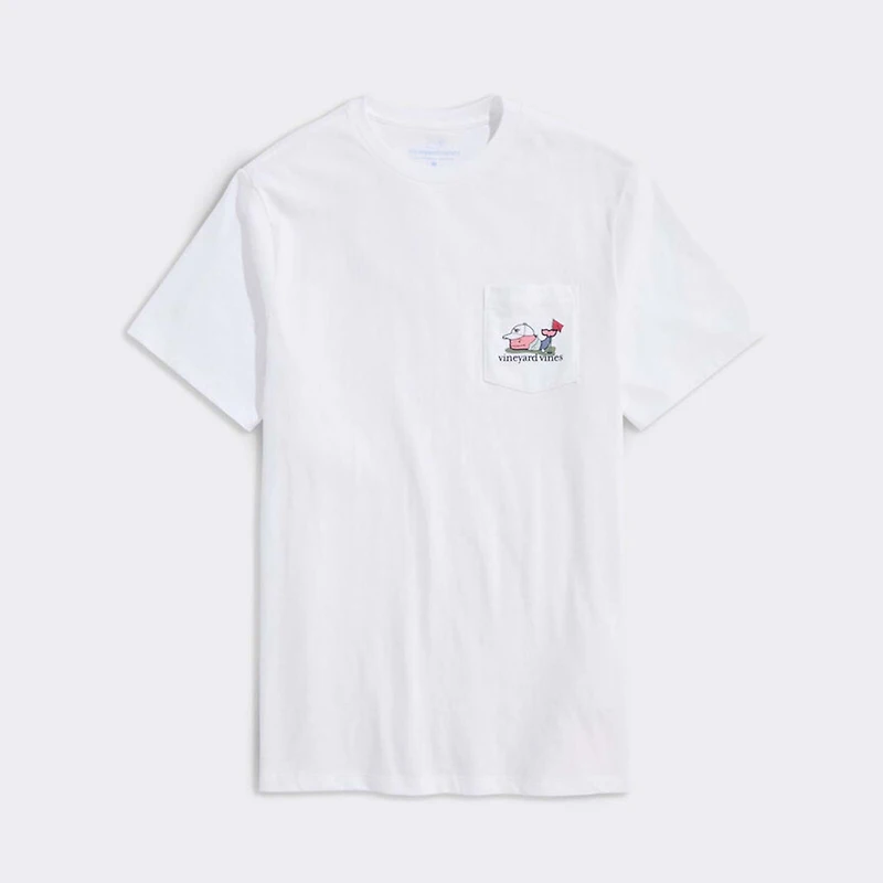 Golfer Whale Short Sleeve T-Shirt