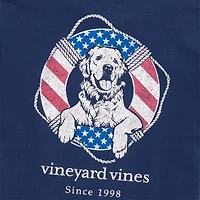 USA Dog Life Ring Short Sleeve T-Shirt