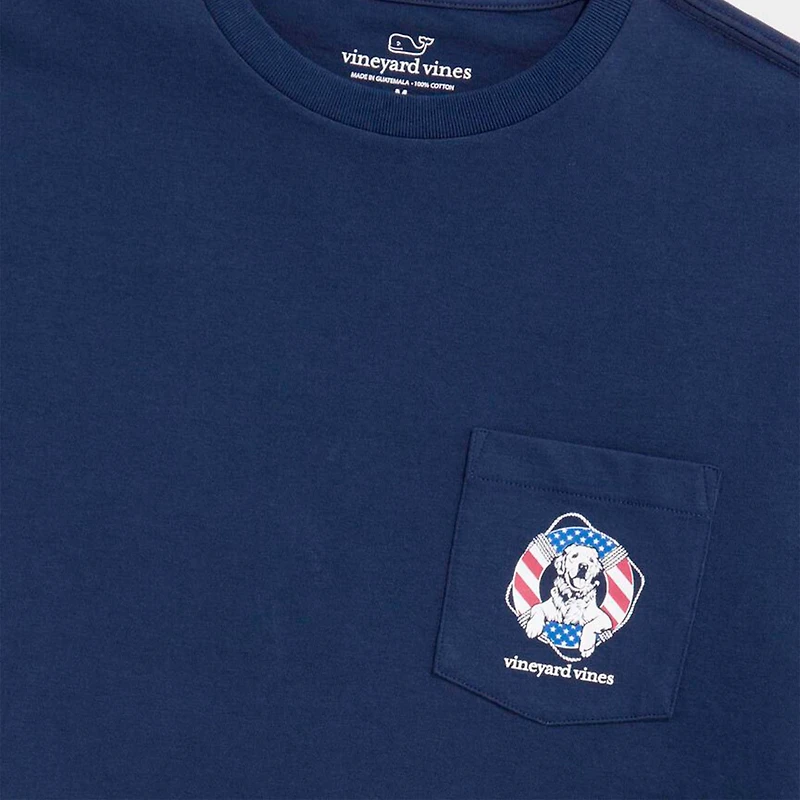 USA Dog Life Ring Short Sleeve T-Shirt