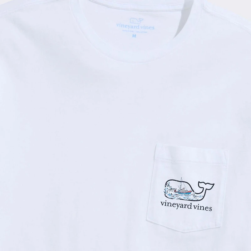JAWS x Vineyard Vines Orca Whale Fill Short Sleeve T-Shirt