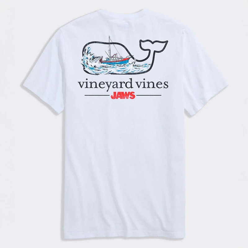JAWS x Vineyard Vines Orca Whale Fill Short Sleeve T-Shirt