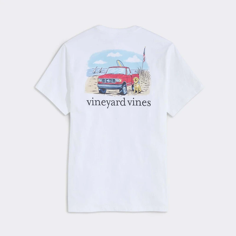 Truck On The Beach Short Sleeve T-Shirt