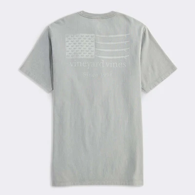 Surf Minimal Flag Short Sleeve T-Shirt Ultimate Grey