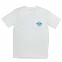 Charleston Pineapple Fountain Short Sleeve T-Shirt White