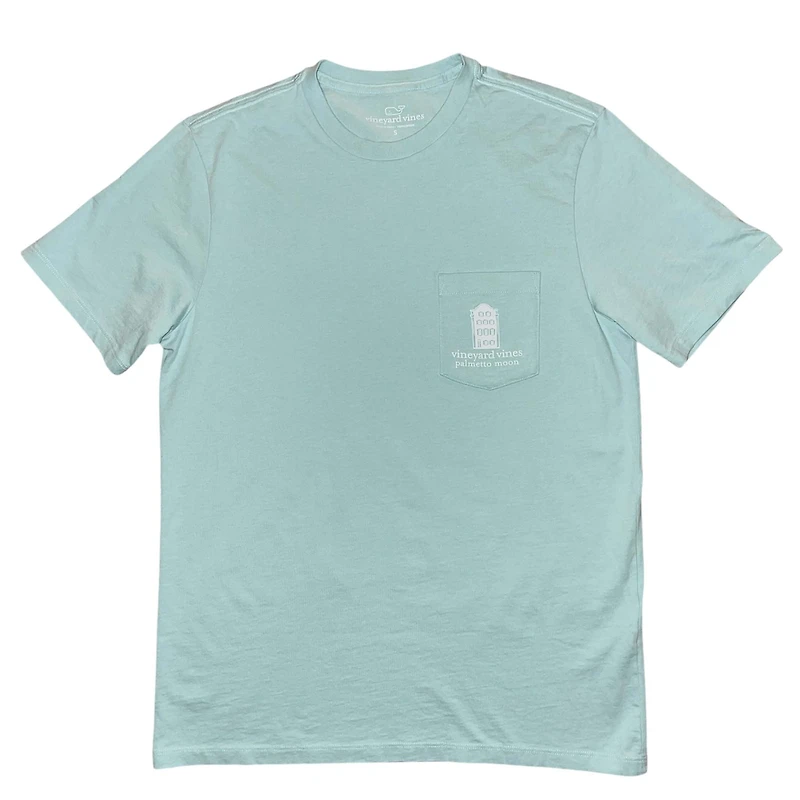 Charleston Skyline Short Sleeve T-Shirt Aqua Haze