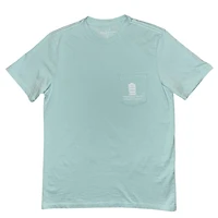 Charleston Skyline Short Sleeve T-Shirt Aqua Haze