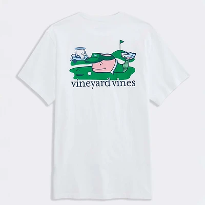 Golfer Whale Short Sleeve T-Shirt