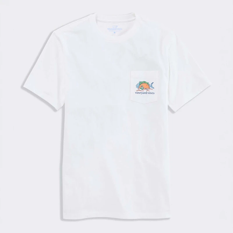 Fish Taco On The Beach Short Sleeve T-Shirt