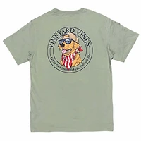 America Dog Short Sleeve T-Shirt