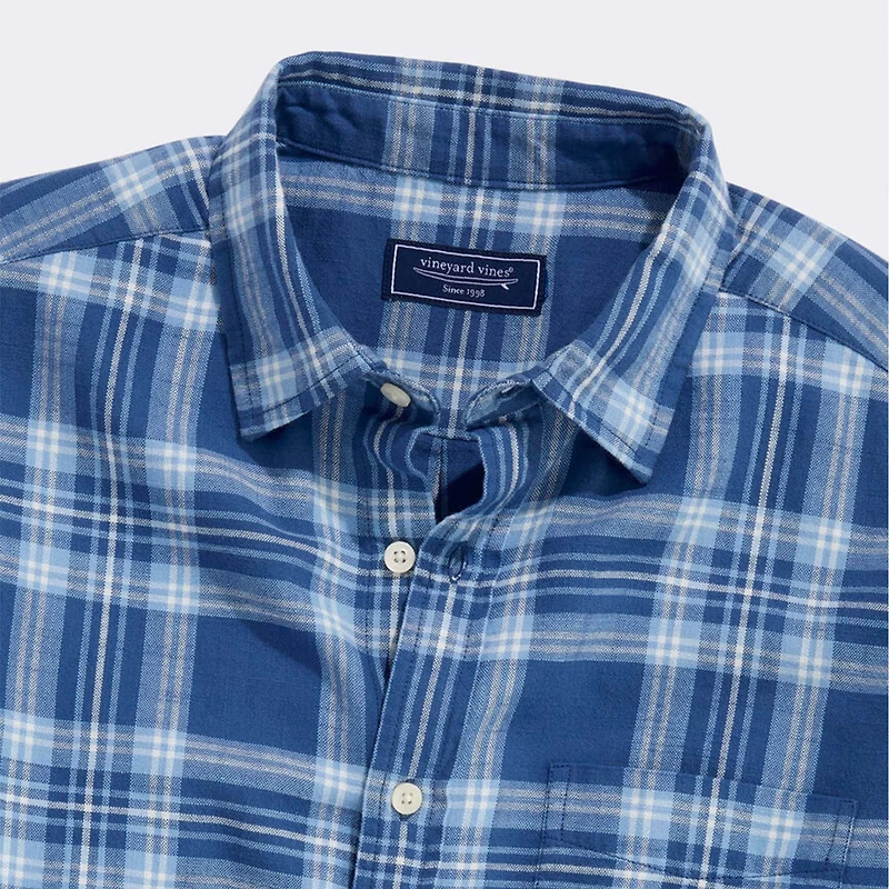 Miacomet Plaid Island Cotton Button Down Shirt