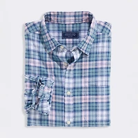Nobadeer Plaid Island Cotton Button Down Shirt