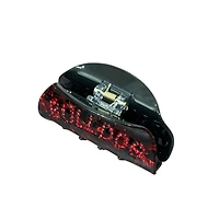 Red and Black Hair Claw Clip