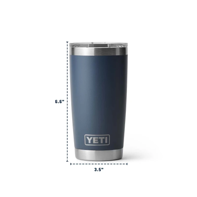 Blue Camo Rambler 20oz Tumbler