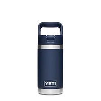 Navy Rambler Jr. 12oz Kids Bottle