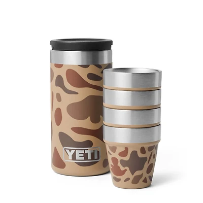 Wetlands 4 Piece Shot Glass Set with Case