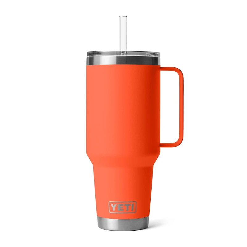 Papaya Rambler 42oz Straw Mug