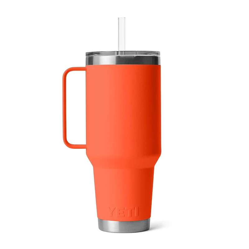 Papaya Rambler 42oz Straw Mug
