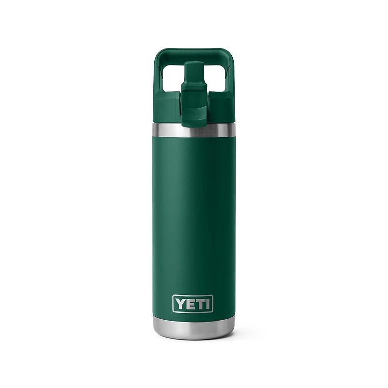 Black Forest Green Rambler 18oz Straw Bottle