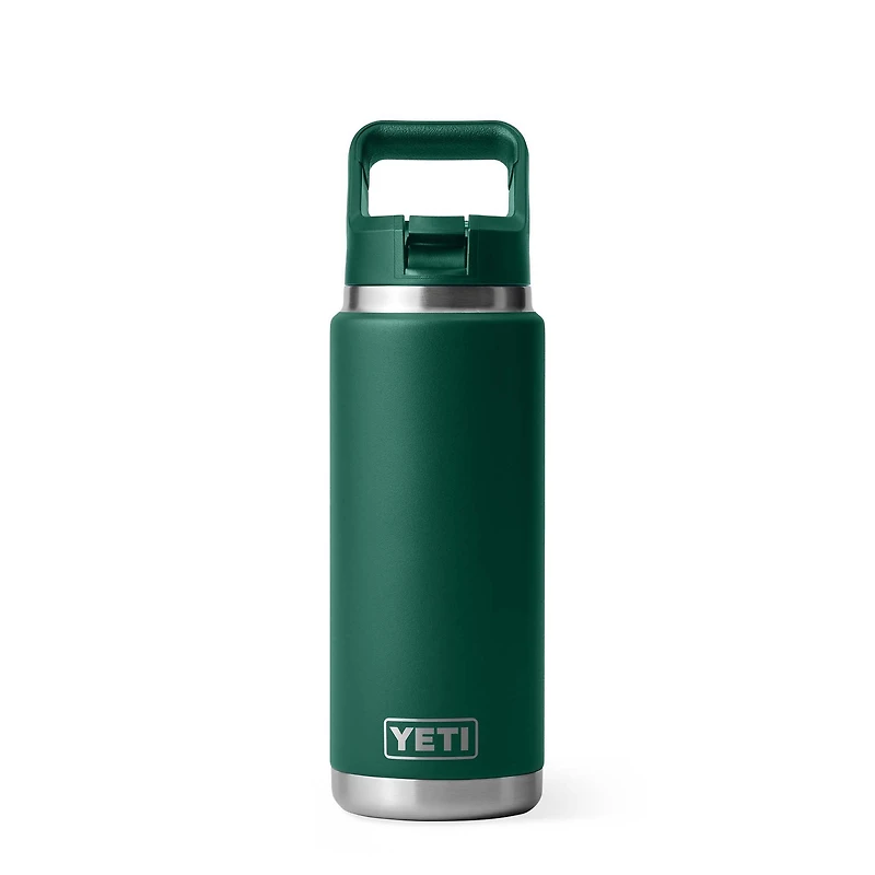 Black Forest Green Rambler 26oz Straw Bottle