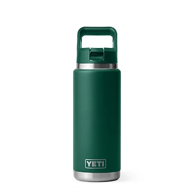 Black Forest Green Rambler 26oz Straw Bottle